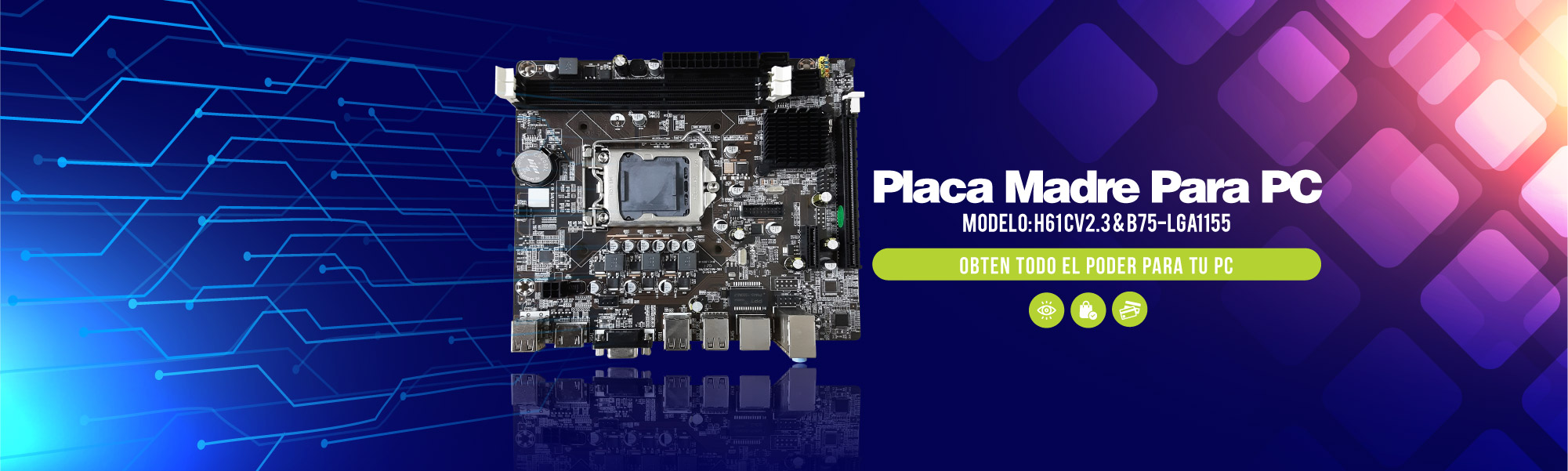 Placa Madre para PC - PCYVENTAS