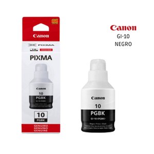 IMPRESION Y SUMINISTROS BOTELLAS DE TINTA CANON GI-10 PGBK