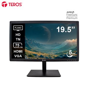 MONITOR PANTALLA PLANA TEROS MON TE-1916S 19.5PUL HDMI VGA